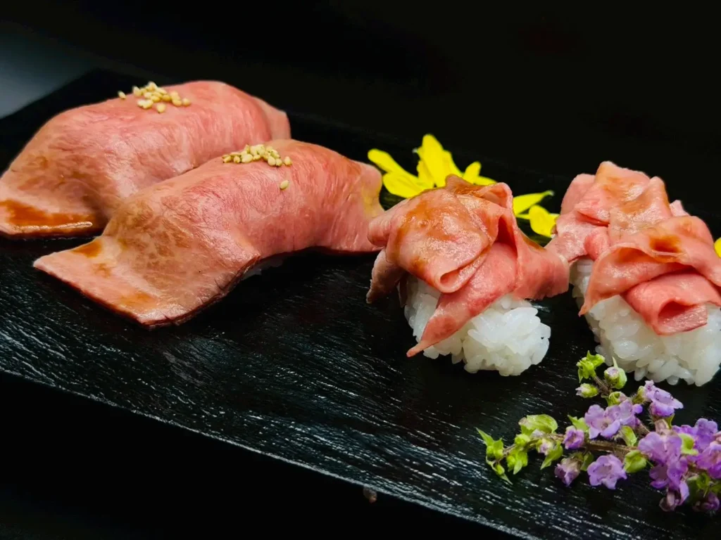 松阪牛　肉寿司４貫